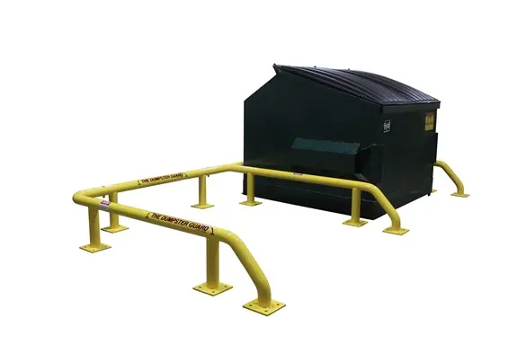 the dumpster guard expandable 2 with dumpster